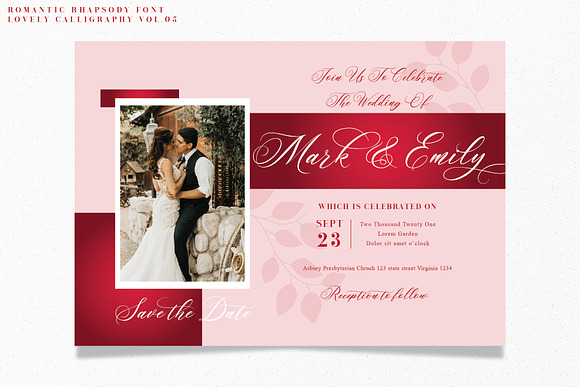 Romantic Rhapsody in Script Fonts - product preview 4