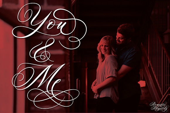 Romantic Rhapsody in Script Fonts - product preview 9