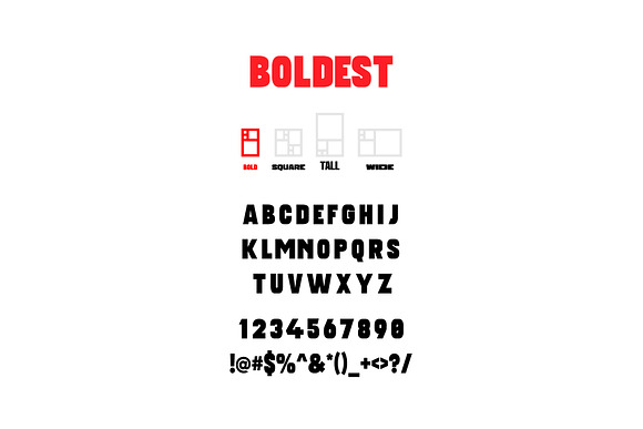 BOLDEST in Sans-Serif Fonts - product preview 7