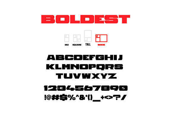 BOLDEST in Sans-Serif Fonts - product preview 13