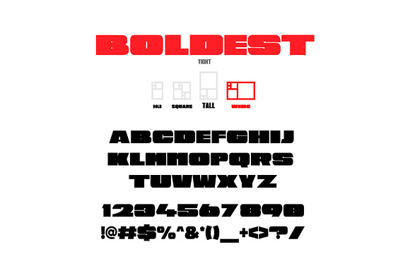 BOLDEST in Sans-Serif Fonts - product preview 14