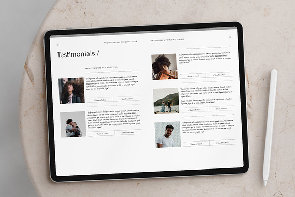 Vesuvio Photography Pricing Guide in Magazine Templates - product preview 7