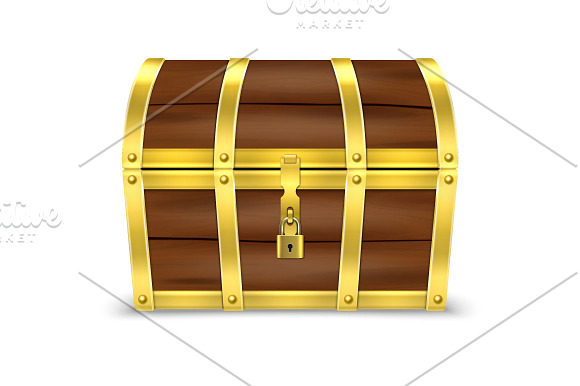 Chest. Vector set. in Objects - product preview 2