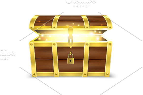 Chest. Vector set. in Objects - product preview 4