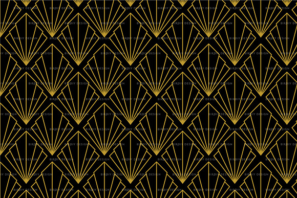 Art Deco Graphics & Patterns set in Objects - product preview 3