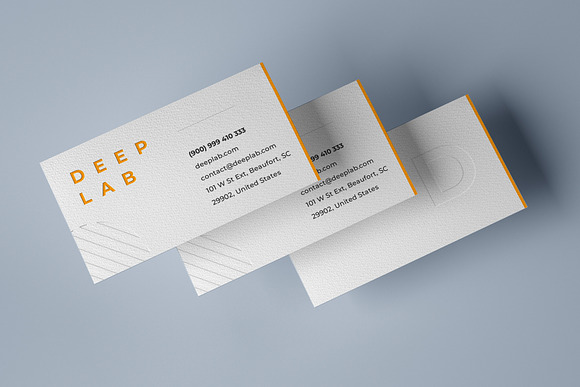 Business Card Mockup Set in Print Mockups - product preview 3