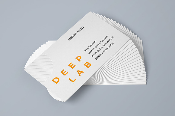 Business Card Mockup Set in Print Mockups - product preview 4