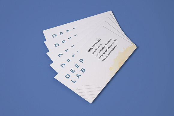 Business Card Mockup Set in Print Mockups - product preview 7