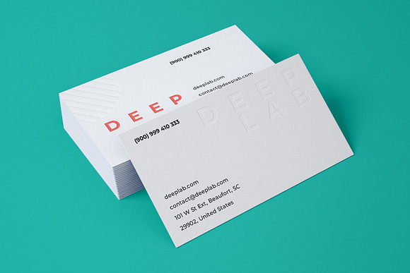 Business Card Mockup Set in Print Mockups - product preview 8
