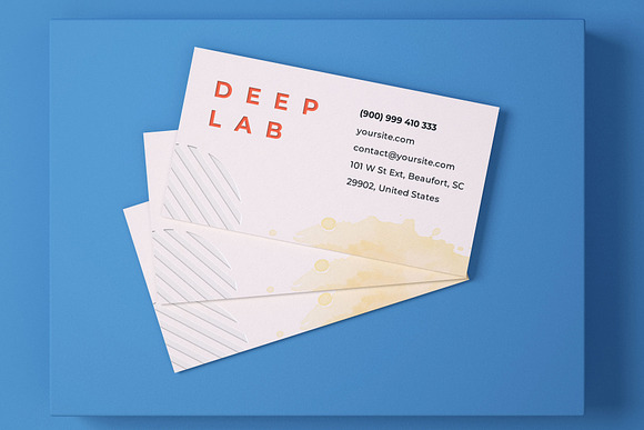 Business Card Mockup Set in Print Mockups - product preview 9