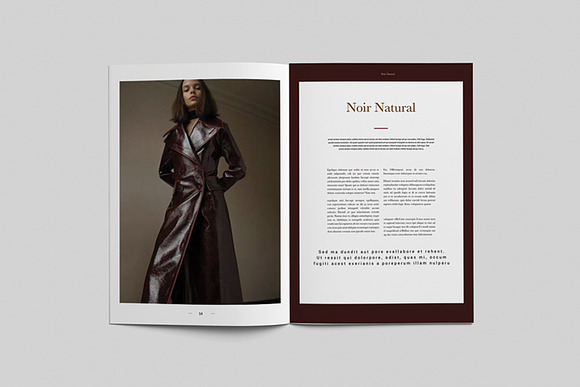 Noir Natural Moodboard Magazine in Magazine Templates - product preview 6