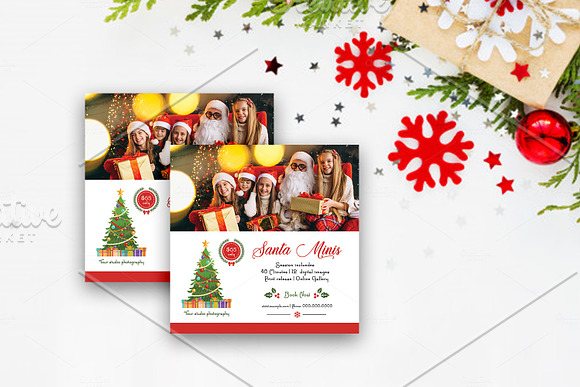 Christmas Mini Session V1105 in Flyer Templates - product preview 1
