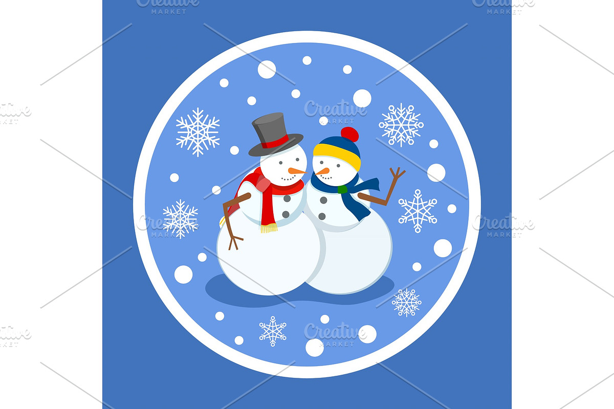 Snowman Winter Characters and in Objects - product preview 8