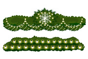 Winter Decoration, Fir Branch with