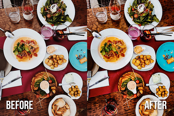 12 Food Lightroom Presets Bundle in Add-Ons - product preview 1