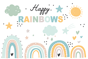 Happy Rainbows set