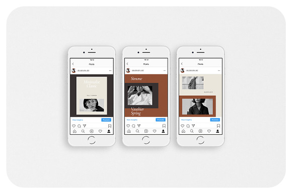 STOCKHOLM Instagram Feed in Instagram Templates - product preview 2