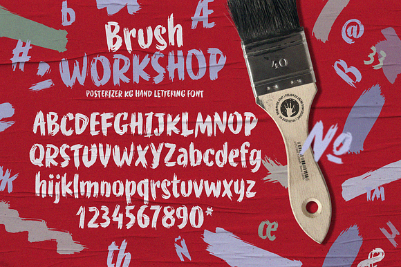 WORKSHOP Brush in Display Fonts - product preview 2