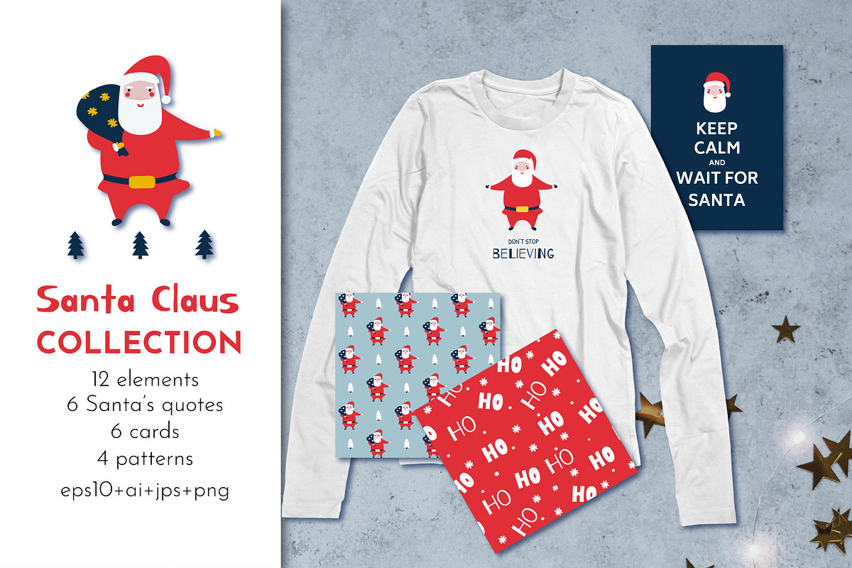 Santa Claus Bundle in Graphics - product preview 8