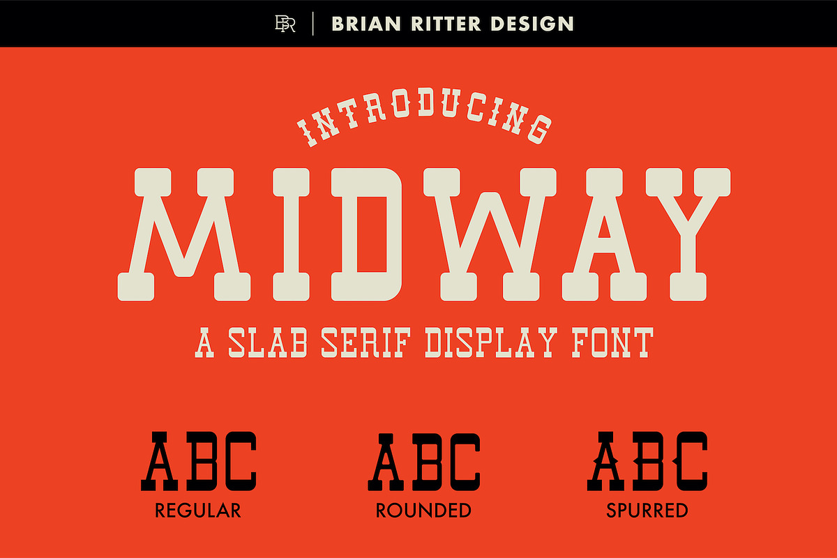 Midway - Slab Serif Font in Slab Serif Fonts - product preview 8