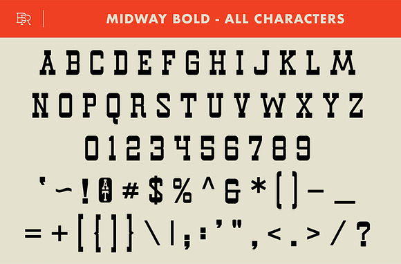 Midway - Slab Serif Font in Slab Serif Fonts - product preview 8