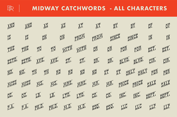 Midway - Slab Serif Font in Slab Serif Fonts - product preview 13