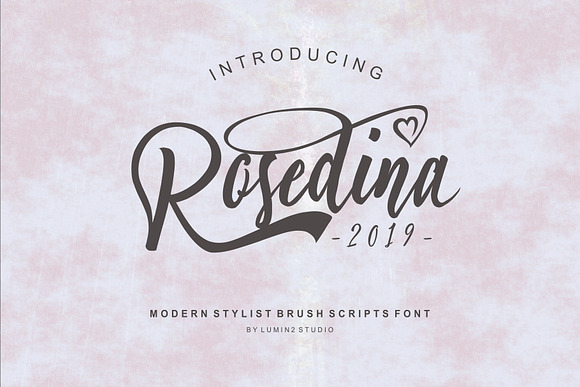 Rosedina Scripts - Beauty font in Script Fonts - product preview 2
