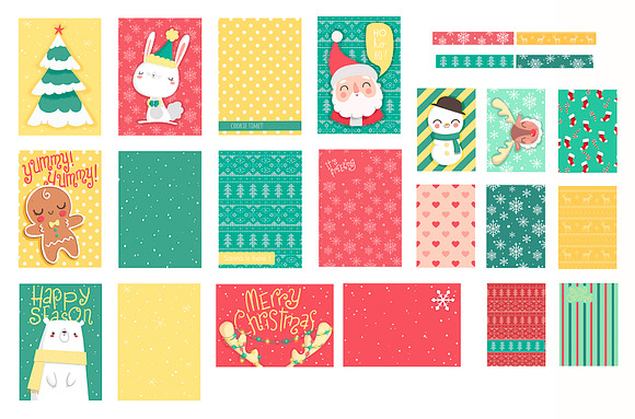 Advent and winter set in Illustrations - product preview 1