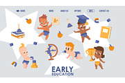 Early education website design