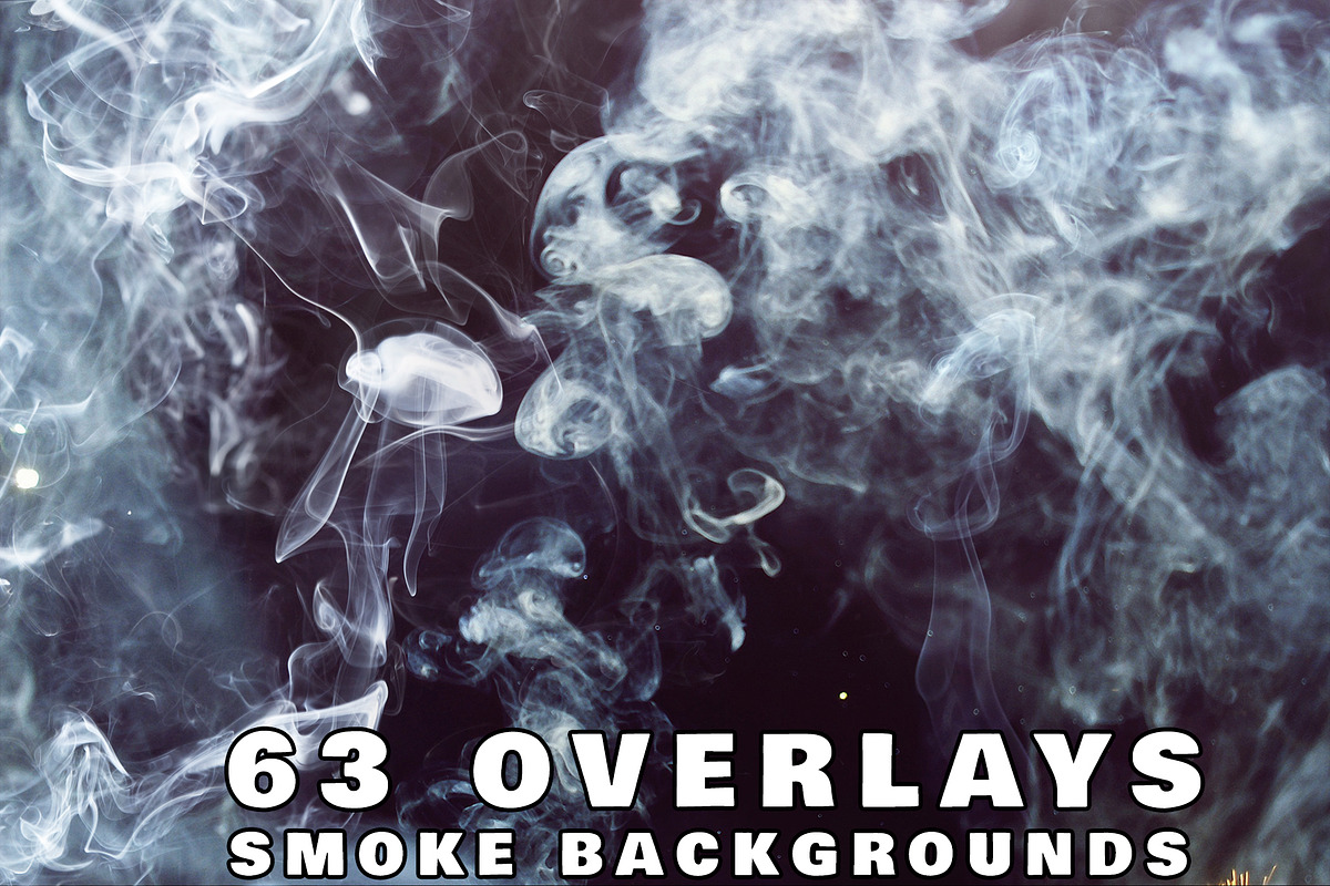 63 Smoke background toned overlays in Objects - product preview 8