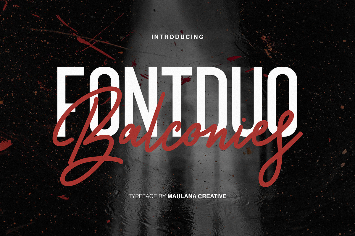 Balconies - Font Duo in Script Fonts - product preview 8