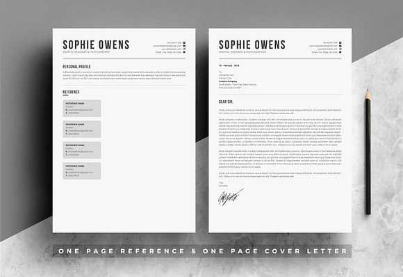 Resume Template Word in Resume Templates - product preview 2