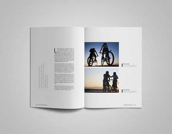Simple & Clean Magazine Template in Magazine Templates - product preview 8