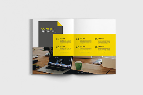 Webvice - A4 Web Proposal Template in Brochure Templates - product preview 2