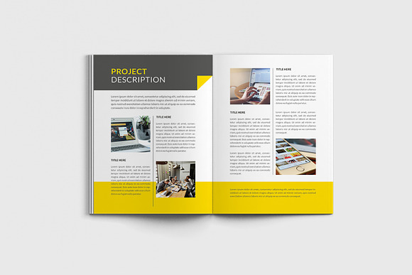 Webvice - A4 Web Proposal Template in Brochure Templates - product preview 5