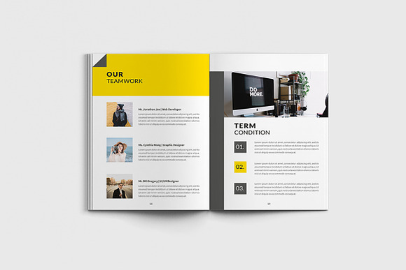 Webvice - A4 Web Proposal Template in Brochure Templates - product preview 9
