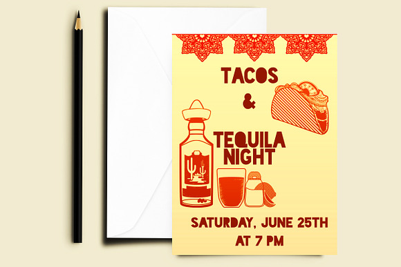Mexican Fiesta(Cinco de Mayo) Vector in Illustrations - product preview 4