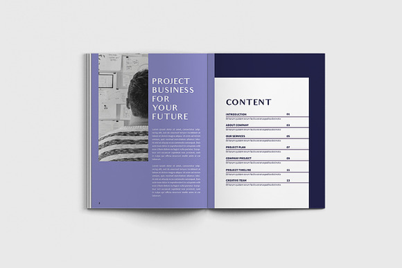 Exposina - A4 Business Brochure in Brochure Templates - product preview 2