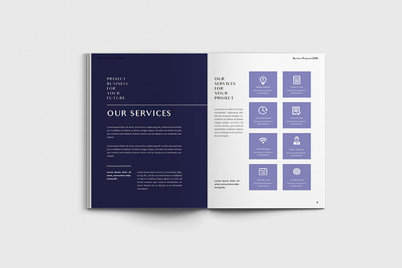 Exposina - A4 Business Brochure in Brochure Templates - product preview 3