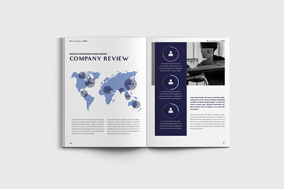 Exposina - A4 Business Brochure in Brochure Templates - product preview 8