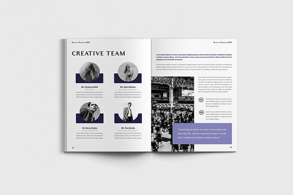 Exposina - A4 Business Brochure in Brochure Templates - product preview 9