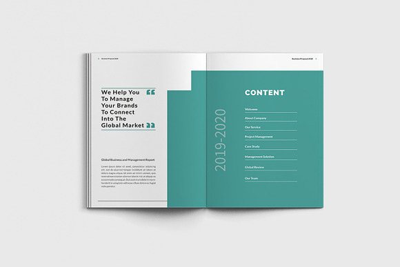 Mager - A4 Management Proposal in Brochure Templates - product preview 1