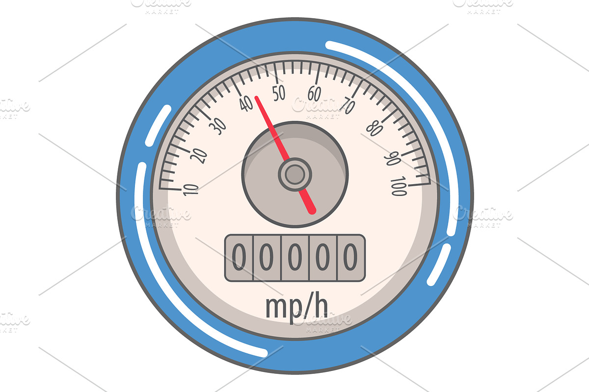 Car speedometer in Objects - product preview 8