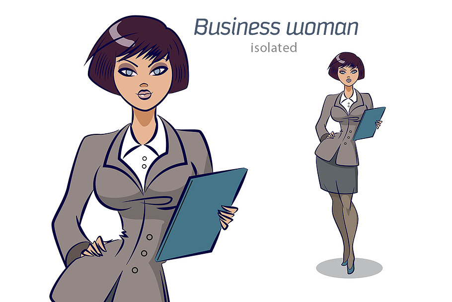 Business woman in Illustrations - product preview 8