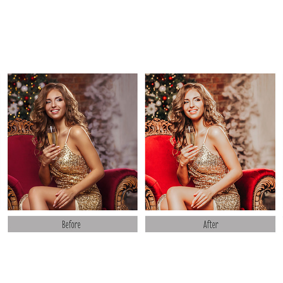 10 Christmas Lightroom Presets in Add-Ons - product preview 5