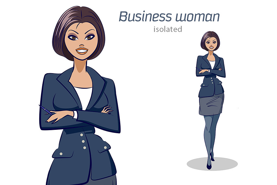 Business woman standing