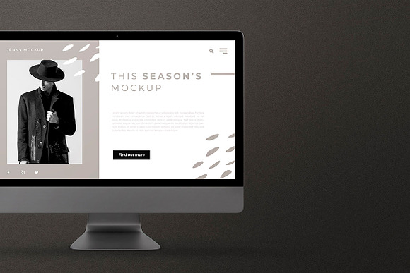 Modern Device Mockups in Mobile & Web Mockups - product preview 3