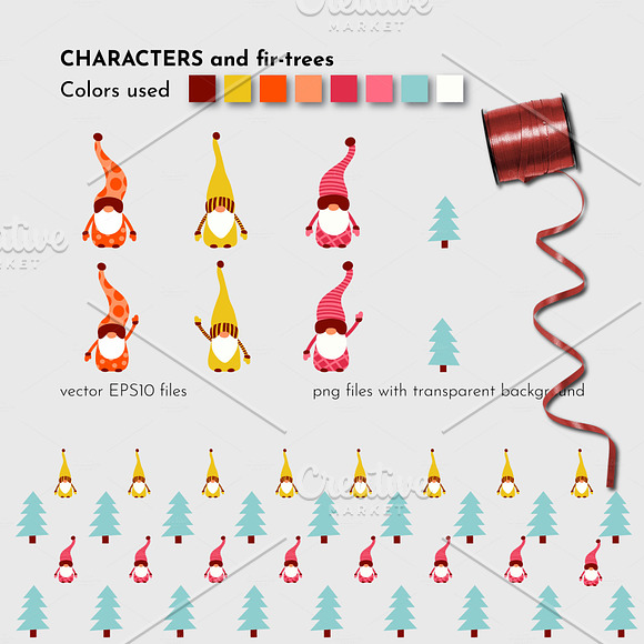 Christmas Gnome Collection in Graphics - product preview 2