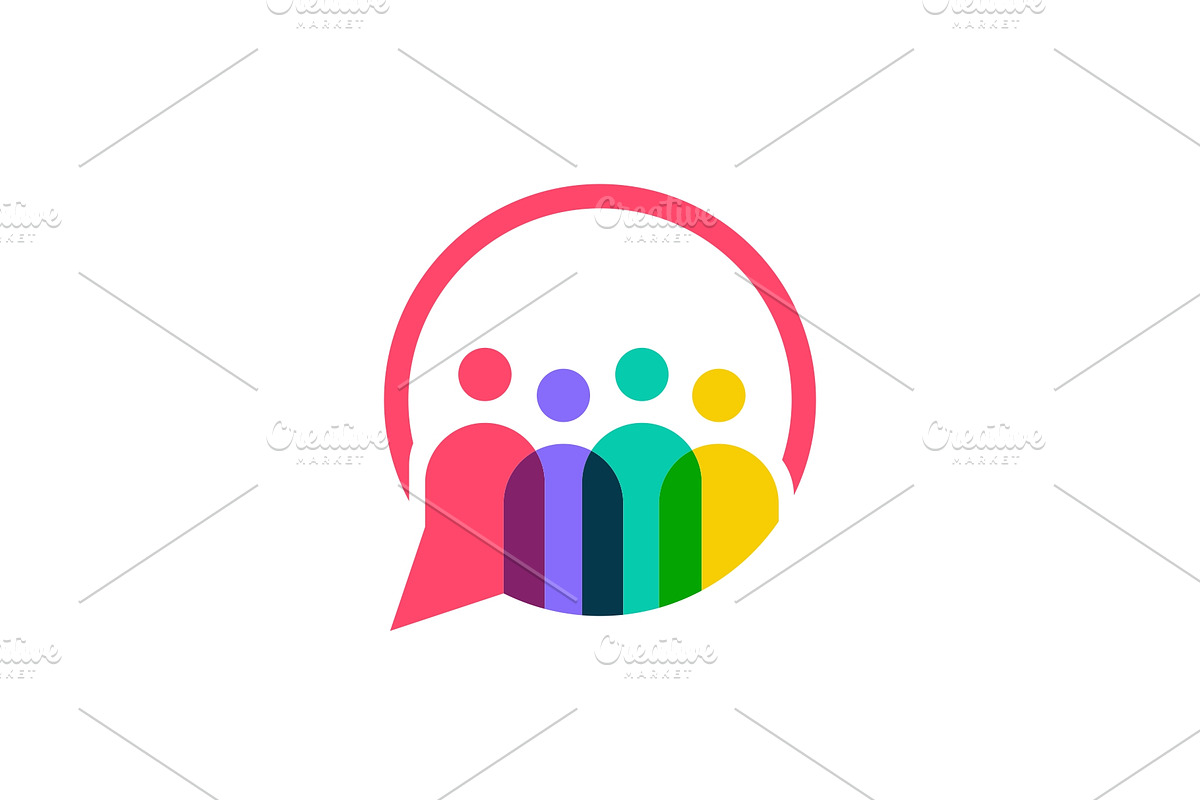 people family together human unity in Logo Templates - product preview 8