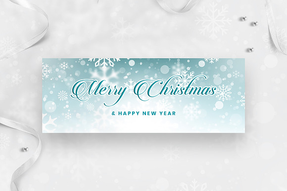 Christmas Facebook Cover Template in Facebook Templates - product preview 3